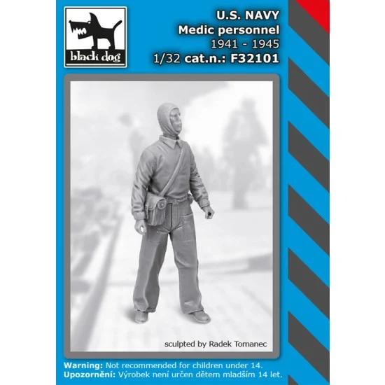 Black Dog F32101 1/32 US Navy Medic Personnel 1941-45