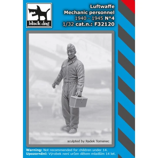 Black Dog F32120 1/32 Luftwaffe Mechanic Personnel Vol.4 - Model Figures