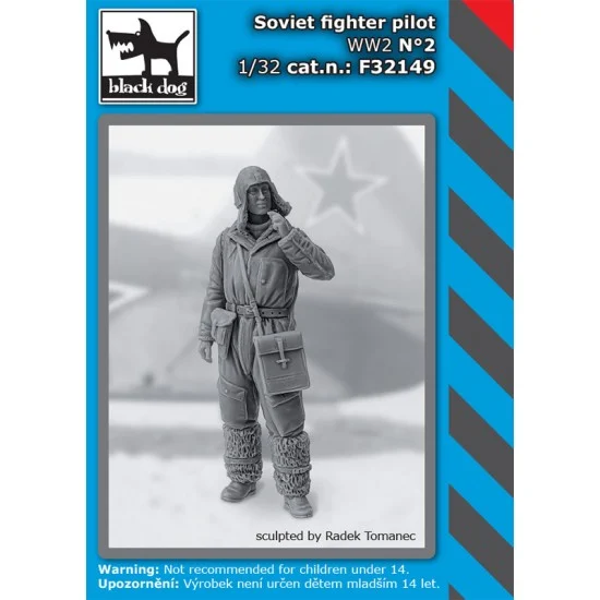 Black Dog F32149 1/32 WWII Soviet Fighter Pilot Vol.2 - Model Figures