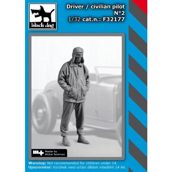 Black Dog F32177 1/32 Driver / Civilian Pilot Vol.2 - Model Figures