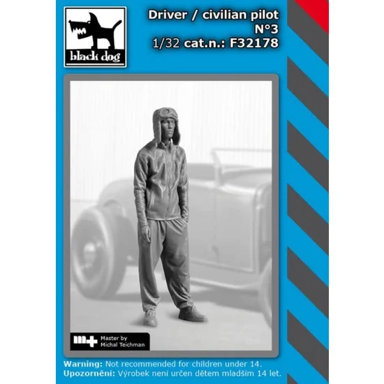 Black Dog F32178 1/32 Driver / Civilian Pilot Vol.3 - Model Figures