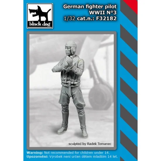 Black Dog F32182 1/32 German Fighter Pilot Ww Ii Vol.3 - Model Figures
