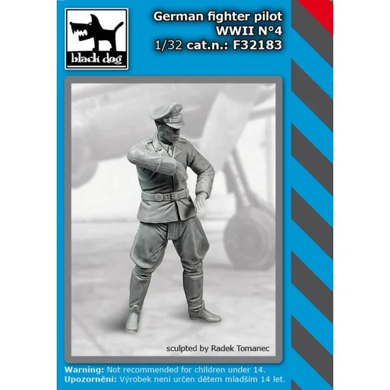 Black Dog F32183 1/32 German Fighter Pilot Ww Ii Vol.4 - Model Figures