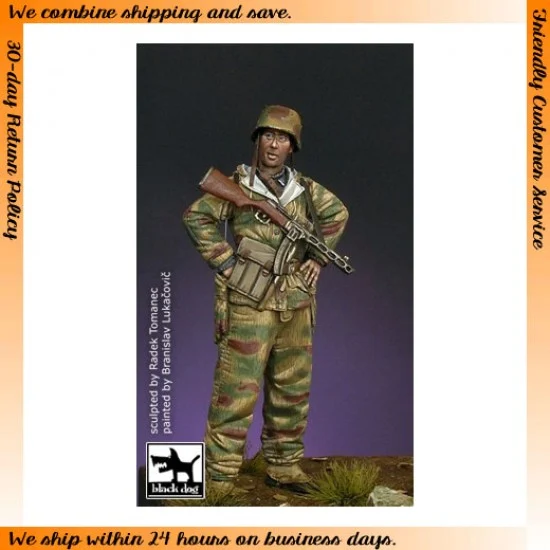 Black Dog F35019 1/35 Wehrmacht Grenadier, Panzer Division 1944 (1 figure) - Model Figures