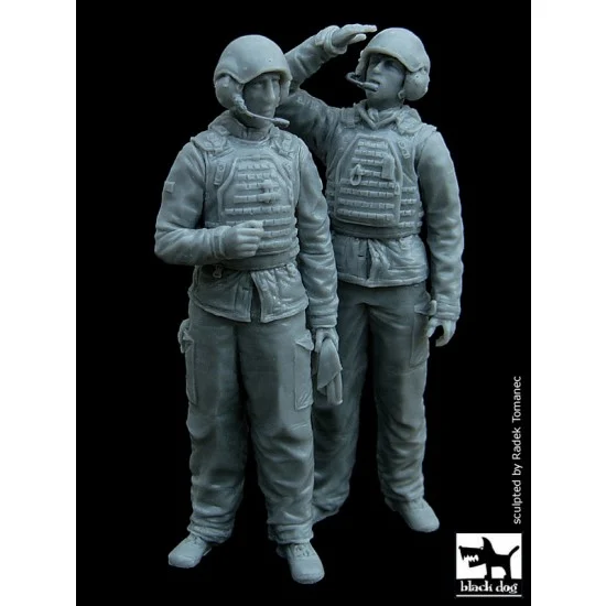 Black Dog F35032 1/35 British Army Tank Crew in Afghanistan (2 figures) - Model Figures