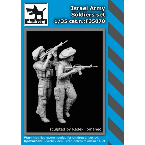 Black Dog F35070 1/35 Israeli Army Soldiers set (2 Figures) - Model Figures
