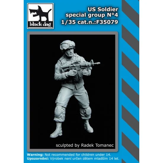 Black Dog F35079 1/35 US Soldier Special Group Recon Scout XT Reconnaissance Robot No.4 (1 Figure) - Model Figures