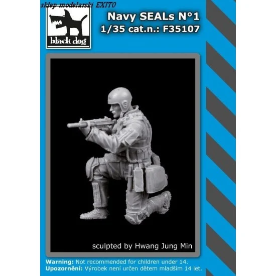 Black Dog F35107 1/35 Navy Seals No.1 (1 Figure) - Model Figures