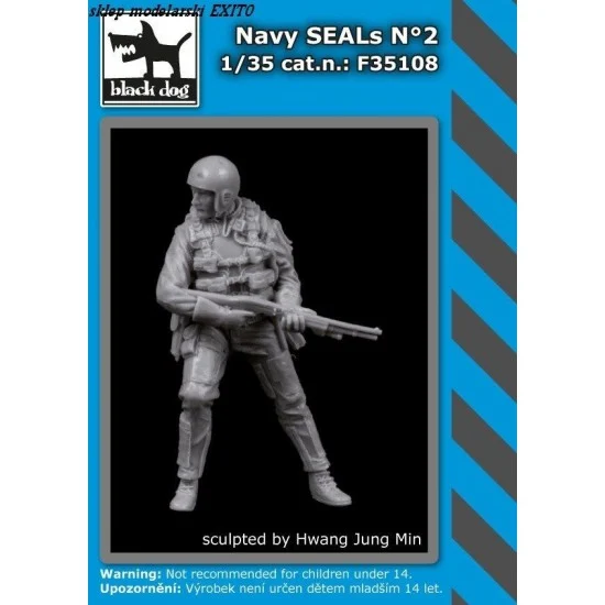 Black Dog F35108 1/35 Navy Seals No.2 (1 Figure) - Model Figures
