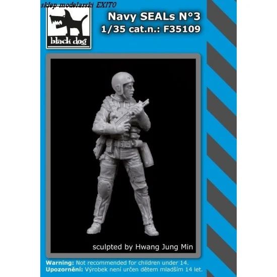 Black Dog F35109 1/35 Navy Seals No.3 (1 Figure) - Model Figures