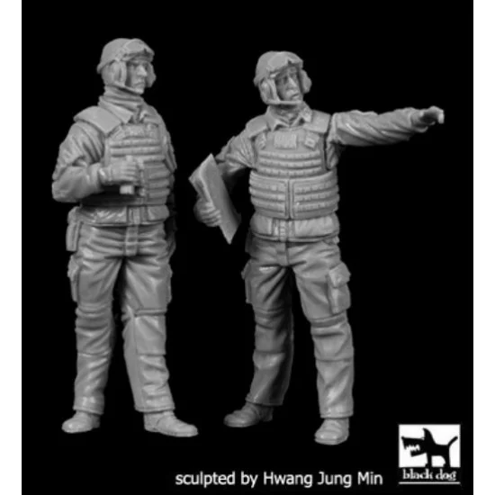 Black Dog F35178 1/35 Modern French Tank Crew Set - Model Figures