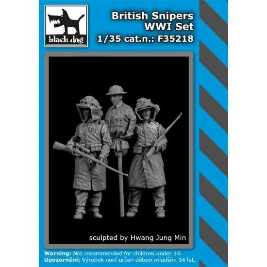 Black Dog F35218 1/35 WWI British Snipers Set - Model Figures