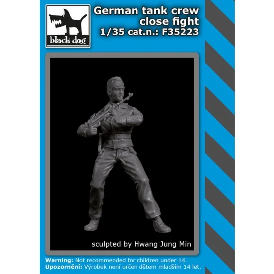 Black Dog F35223 1/35 German Tank Crew Close Fight - Model Figures