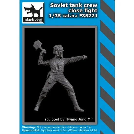 Black Dog F35224 1/35 Soviet Tank Crew Close Fight - Model Figures