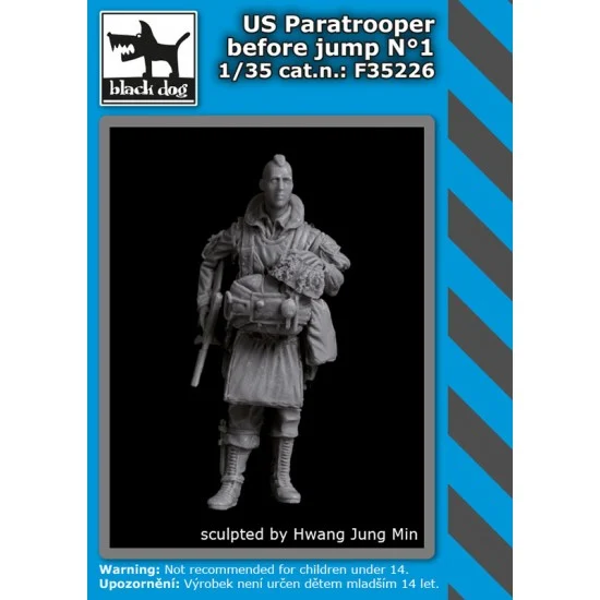 Black Dog F35226 1/35 US Paratrooper Before Jump Vol.1 - Model Figures