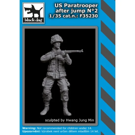 Black Dog F35230 1/35 US Paratrooper After Jump Vol.2 - Model Figures