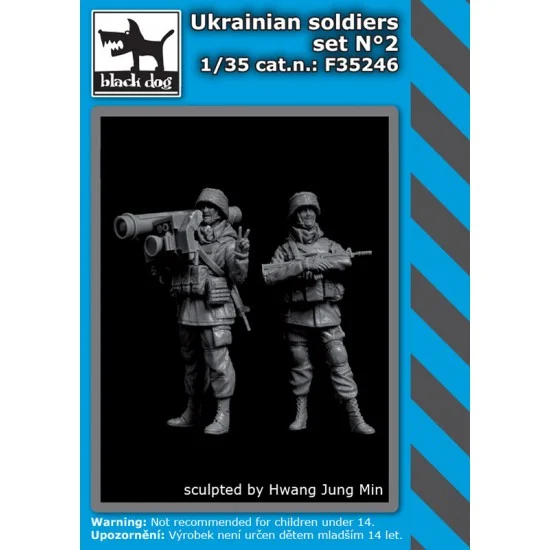 Black Dog F35246 1/35 Ukrainian Soldiers Set Vol.2 (2 figures) - Model Figures