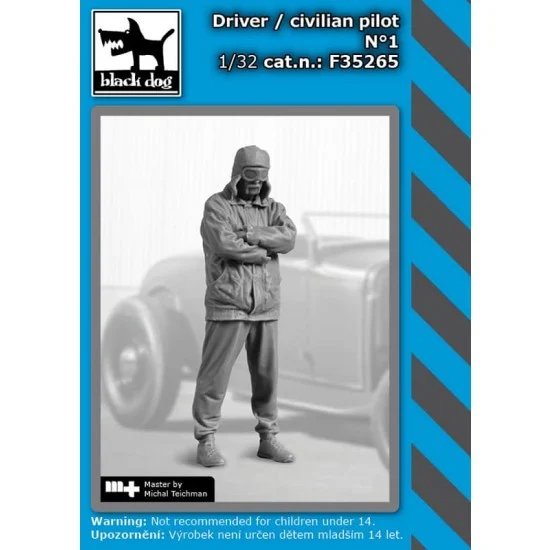 Black Dog F35265 1/35 Driver / Civilian Pilot Vol.1 - Model Figures