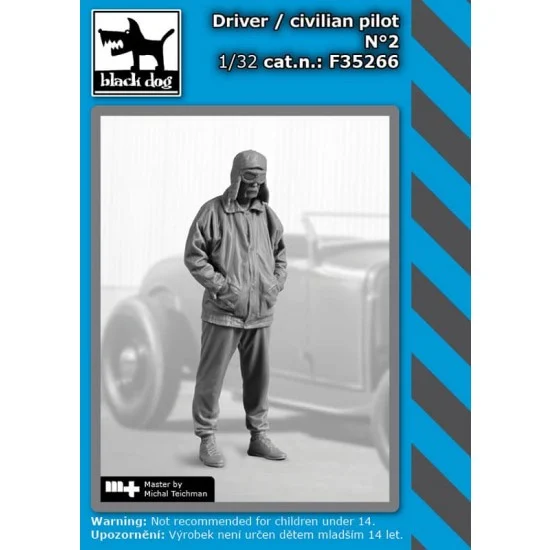 Black Dog F35266 1/35 Driver / Civilian Pilot Vol.2 - Model Figures