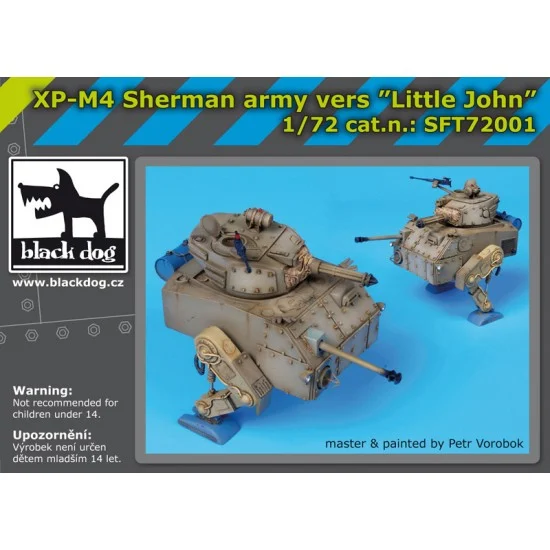 Black Dog SFT72001 1/72 XP-M4 Sherman Army Version Mech Walker Robot "Little John" - Full Resin kit