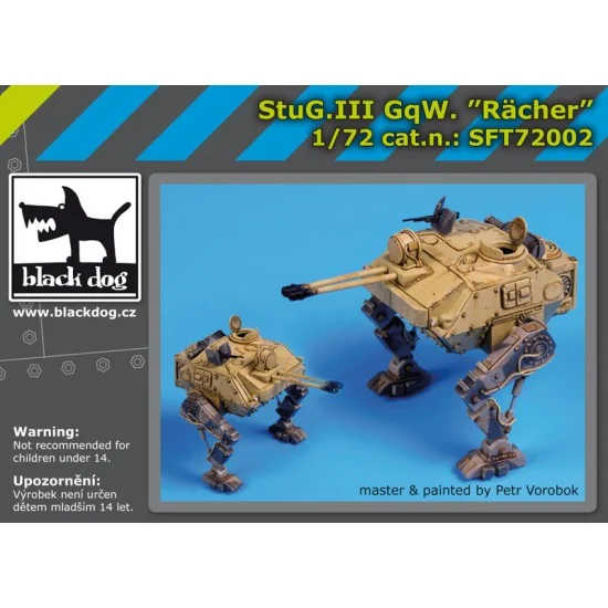 Black Dog SFT72002 1/72 Stug III Gqw "Racher" - Full Resin kit