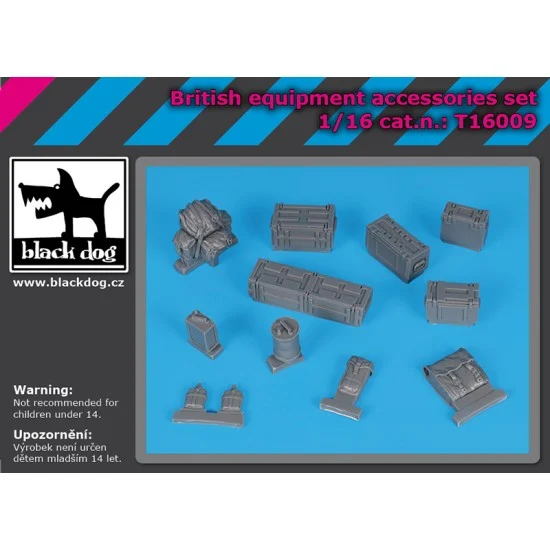 Black Dog T16009 1/16 British Equipment Accessories set - Scenics & Diorama