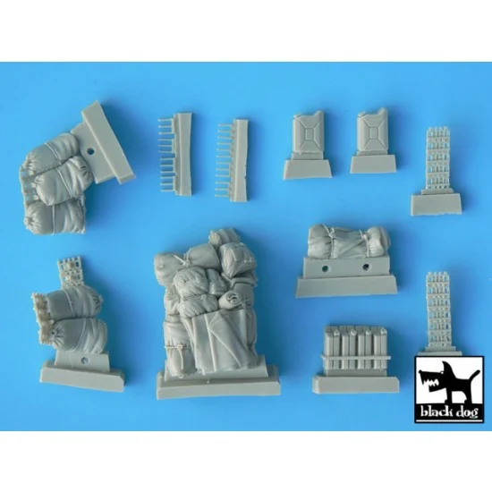 Black Dog T35004 1/35 Italian SPG Semovente M40-75/18 Accessories Set for Tamiya kit