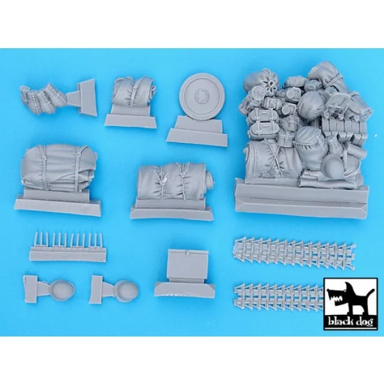 Black Dog T35032 1/35 PzKpfw.II Ausf C Accessories / Stowage Set for Dragon kit - Military Vehicles & Tanks