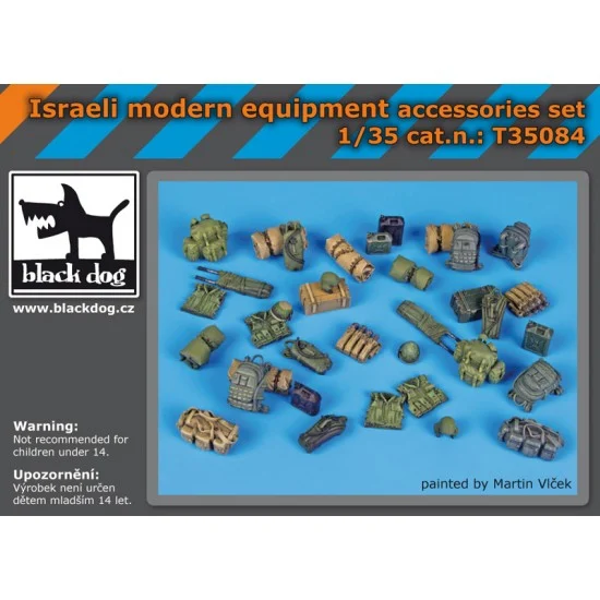Black Dog T35084 1/35 Israeli Modern Equipment Accessories set - Scenics & Diorama