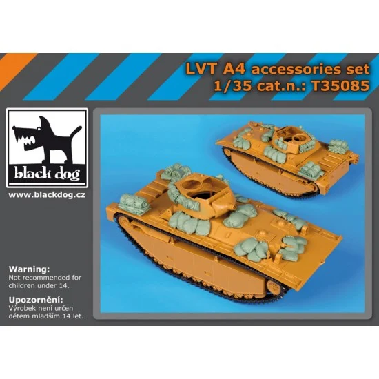 Black Dog T35085 1/35 LVT A-4 Amphibious Vehicle Stowage Accessories set for Italeri kit