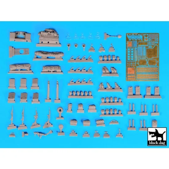 Black Dog T35117 1/35 Land Rover Pink Panther Accessories Set for Italeri kit - Military Vehicles & Tanks