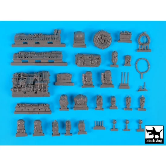 Black Dog T35145 1/35 US Stryker WINT-T A Accessories Set with Equipment for Trumpeter kit