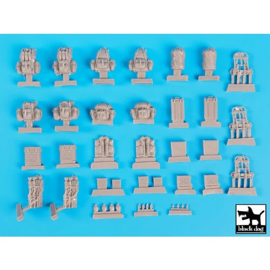 Black Dog T35164 1/35 US Army (Vietnam) Equipment Accessories Set - Scenics & Diorama