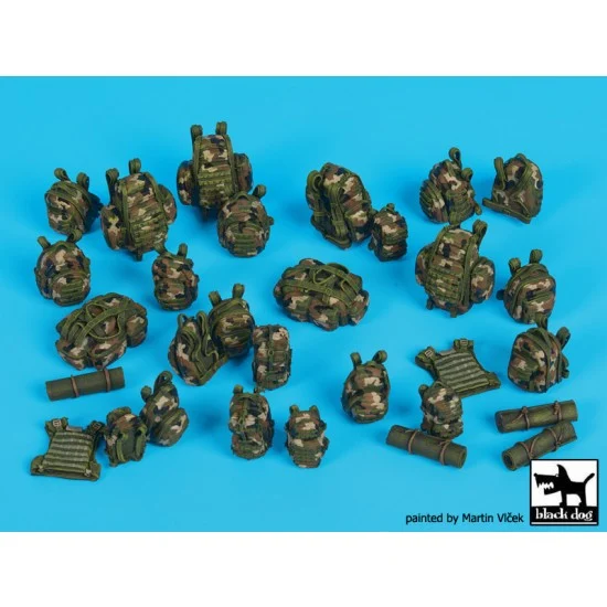 Black Dog T35173 1/35 French Equipment Accessories Set - Scenics & Diorama
