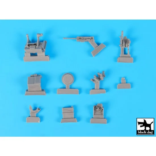 Black Dog T35188 1/35 FLW 200 Remote Weapon Station Accessories Set - Military Vehicles & Tanks