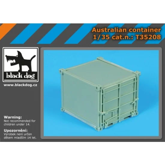Black Dog T35208 1/35 Australian Container - Scenics & Diorama