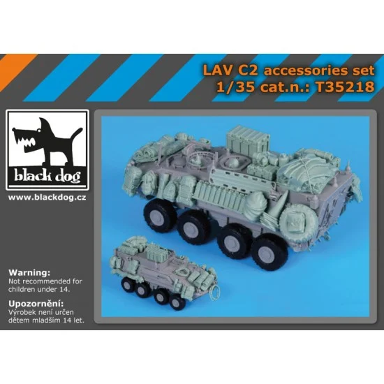 Black Dog T35218 1/35 LAV C2 Stowage Accessories set for Trumpeter kits - Military Vehicles & Tanks