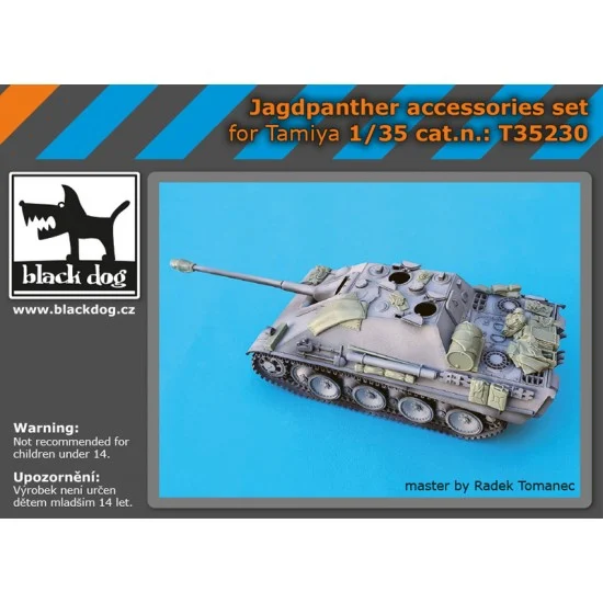 Black Dog T35230 1/35 Jagdpanther Detail Set for Tamiya kits - Military Vehicles & Tanks