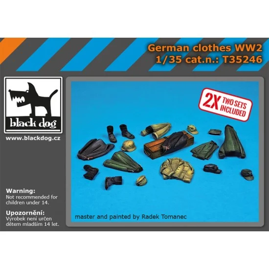 Black Dog T35246 1/35 WWII German Clothes - Scenics & Diorama