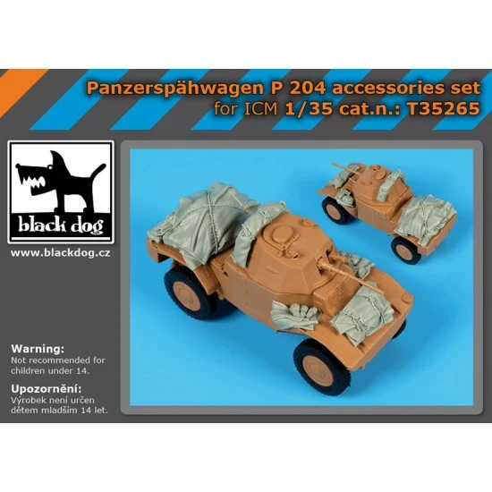 Black Dog T35265 1/35 Panzerspahwagen P204 Stowage Set for ICM kits - Military Vehicles & Tanks