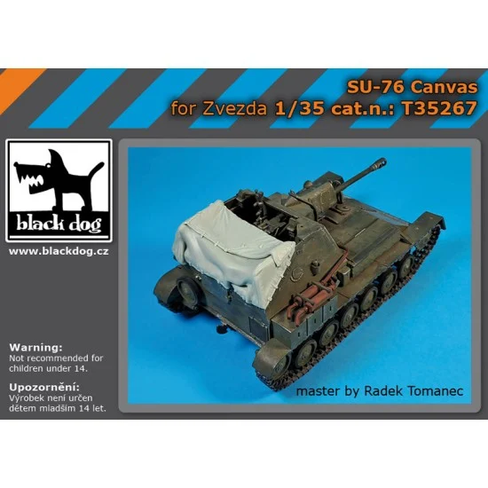 Black Dog T35267 1/35 SU-76 Canvas for Zvezda kits