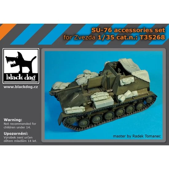 Black Dog T35268 1/35 SU-76 Stowage Set for Zvezda kits