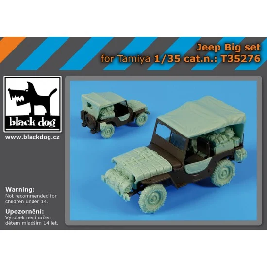 Black Dog T35276 1/35 Jeep Super Detail Set for Tamiya kits - Military Vehicles & Tanks