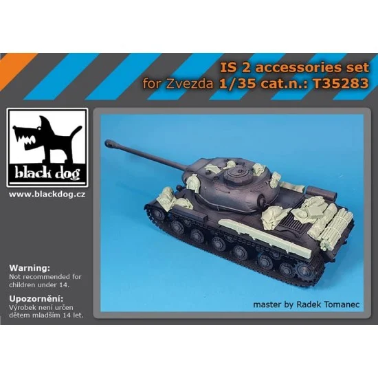 Black Dog T35283 1/35 IS 2 Accessories Set for Zvezda kit - Military Vehicles & Tanks