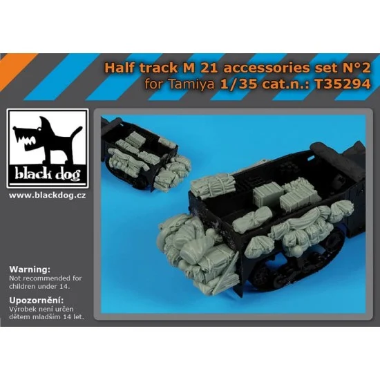 Black Dog T35294 1/35 Half Track M 21 Accessories Set Vol.2 for Tamiya kits - Military Vehicles & Tanks