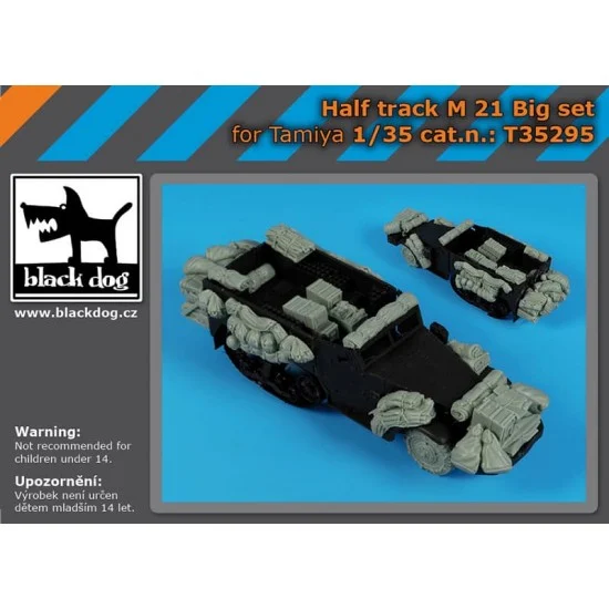 Black Dog T35295 1/35 Half Track M 21 Accessories Set for Tamiya kits - Military Vehicles & Tanks
