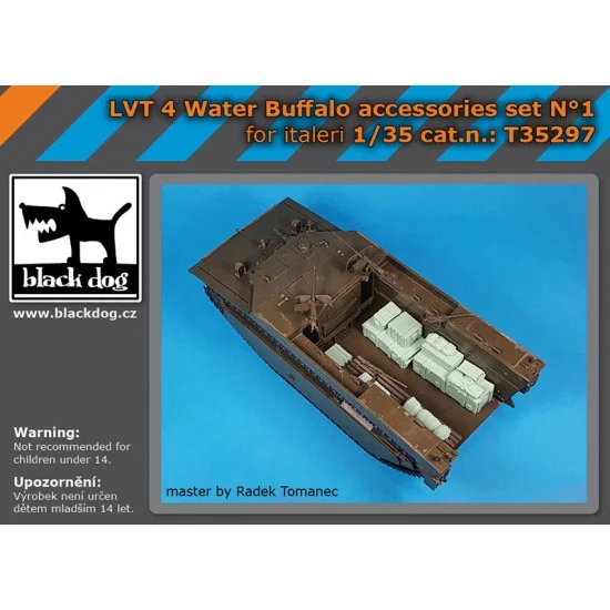 Black Dog T35297 1/35 LVT-4 Water Buffalo Accessories Set Vol.1 for Italeri kits