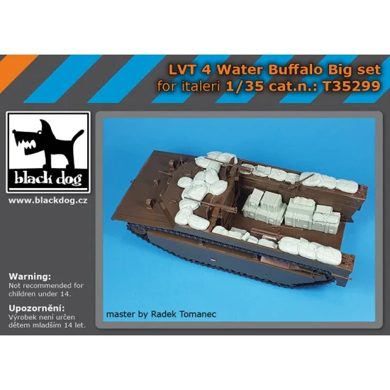 Black Dog T35299 1/35 LVT-4 Water Buffalo Accessories Set Vol.1 + 2 for Italeri kits