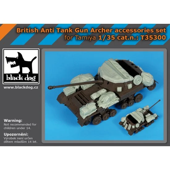Black Dog T35300 1/35 British Anti Tankgun Archer Accessories Set for Tamiya kits - Military Vehicles & Tanks
