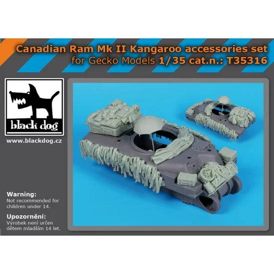Black Dog T35316 1/35 Canadian RAM Mk.II Kangaroo Stowage set for Gecko kits - Military Vehicles & Tanks